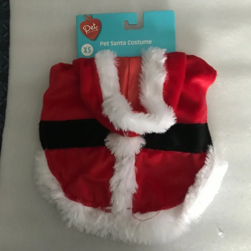 Pet Central Pet Santa Costume Size XS NEW